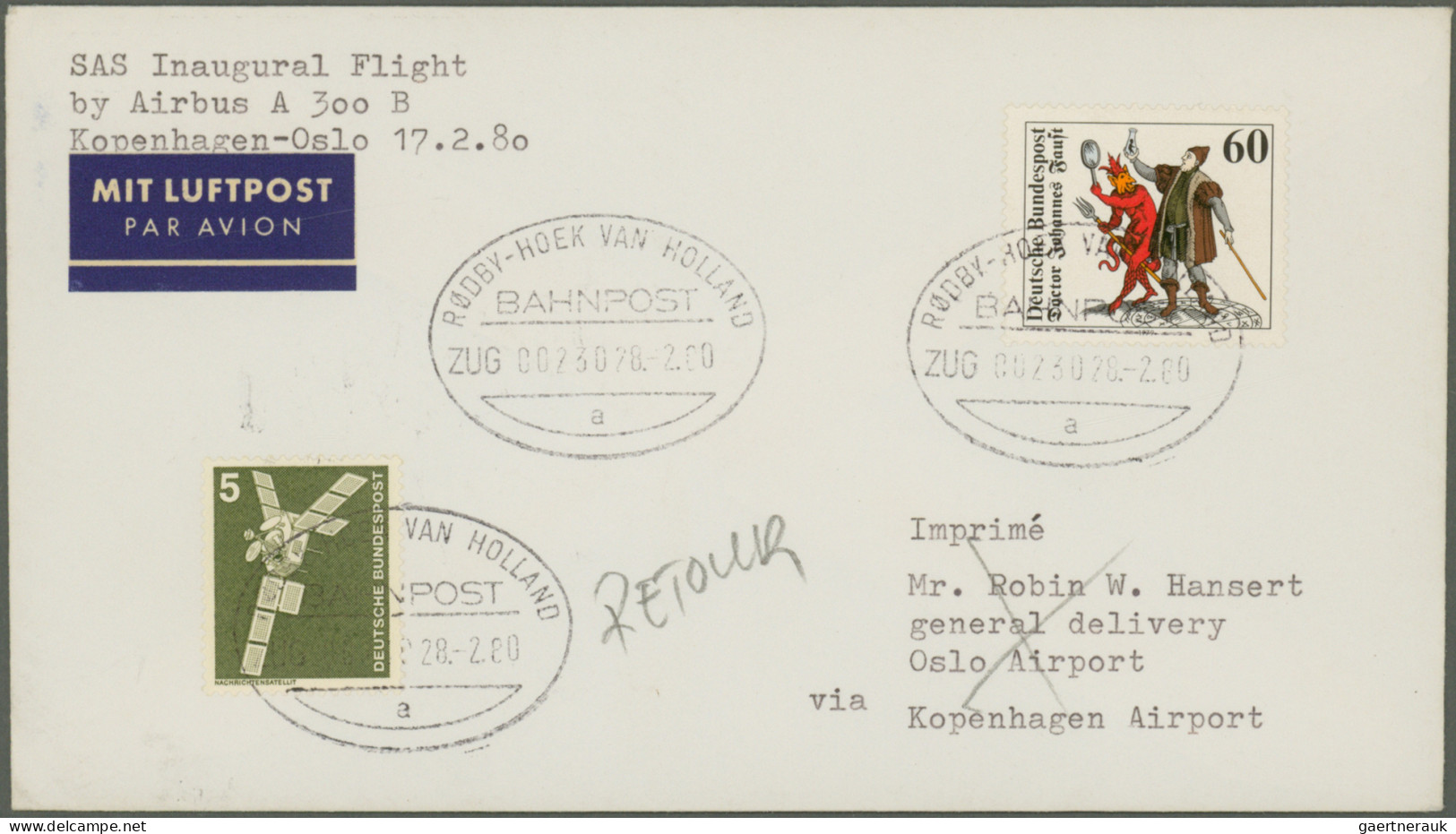 Bundesrepublik Deutschland: 1953/1990, Saubere Partie Von 141 Belegen Mit Besond - Collections