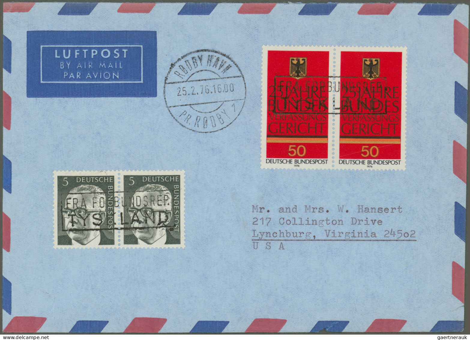 Bundesrepublik Deutschland: 1953/1990, Saubere Partie Von 141 Belegen Mit Besond - Collections