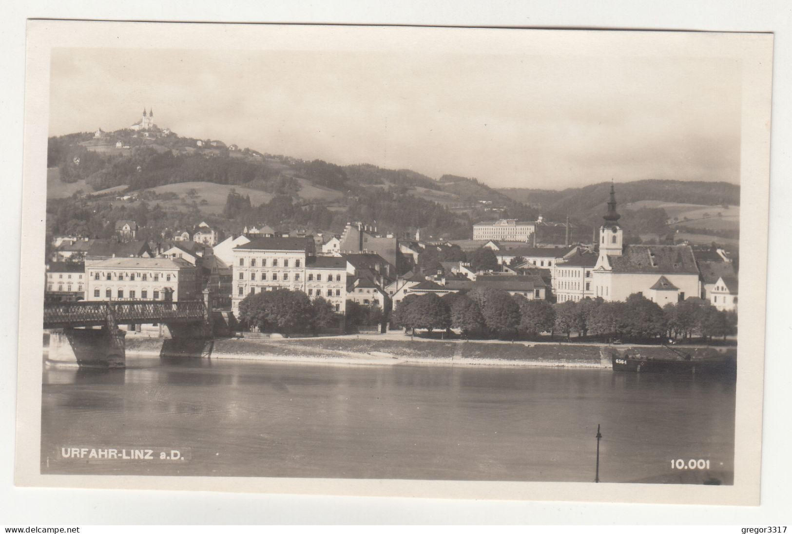 E3345) URFAHR - LINZ A. D. DONAU - FOTO AK Mit Kirche U.Brücke  - Alt !! - Linz Urfahr