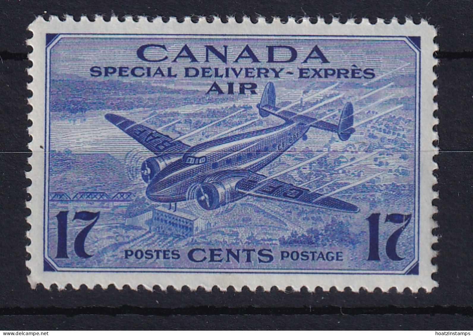 Canada: 1942/43   Special Delivery - War Effort   SG S14    17c   MH - Exprès