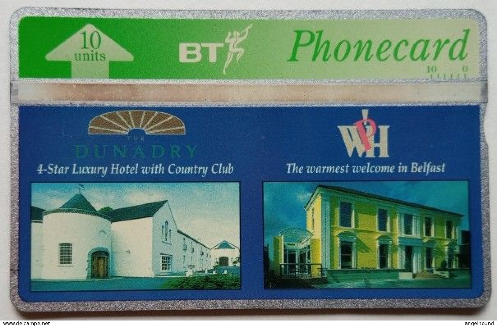 UK BT 10 Units Landis And Gyr  ( Only 500 Issued ) - Dunadry And Wellington Park Hotel ( Arthur Mooney Blackprint   ) - BT Werbezwecke