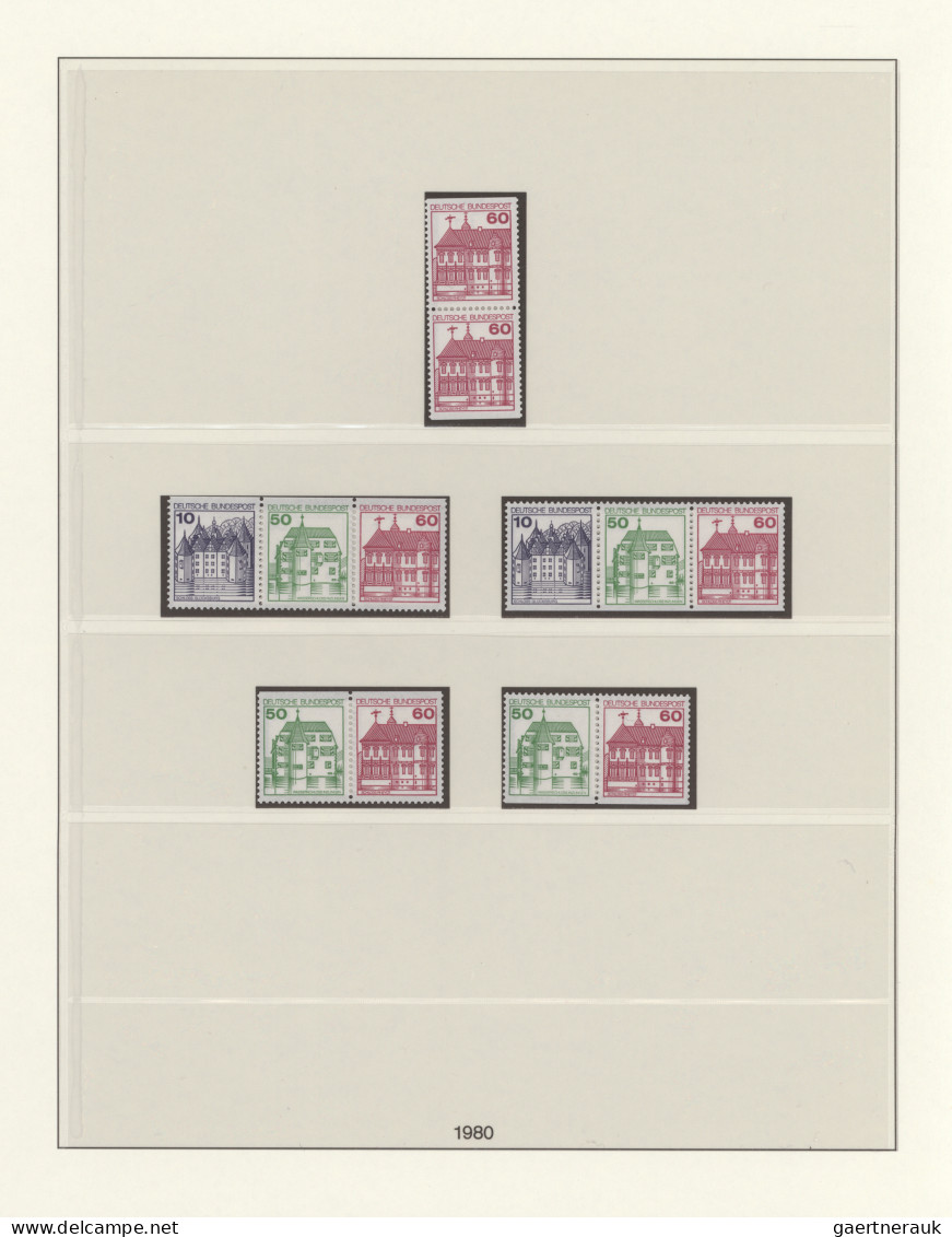 Bundesrepublik - Zusammendrucke: 1955 - 1999, Postfrische Sammlung Der Zusammend - Se-Tenant