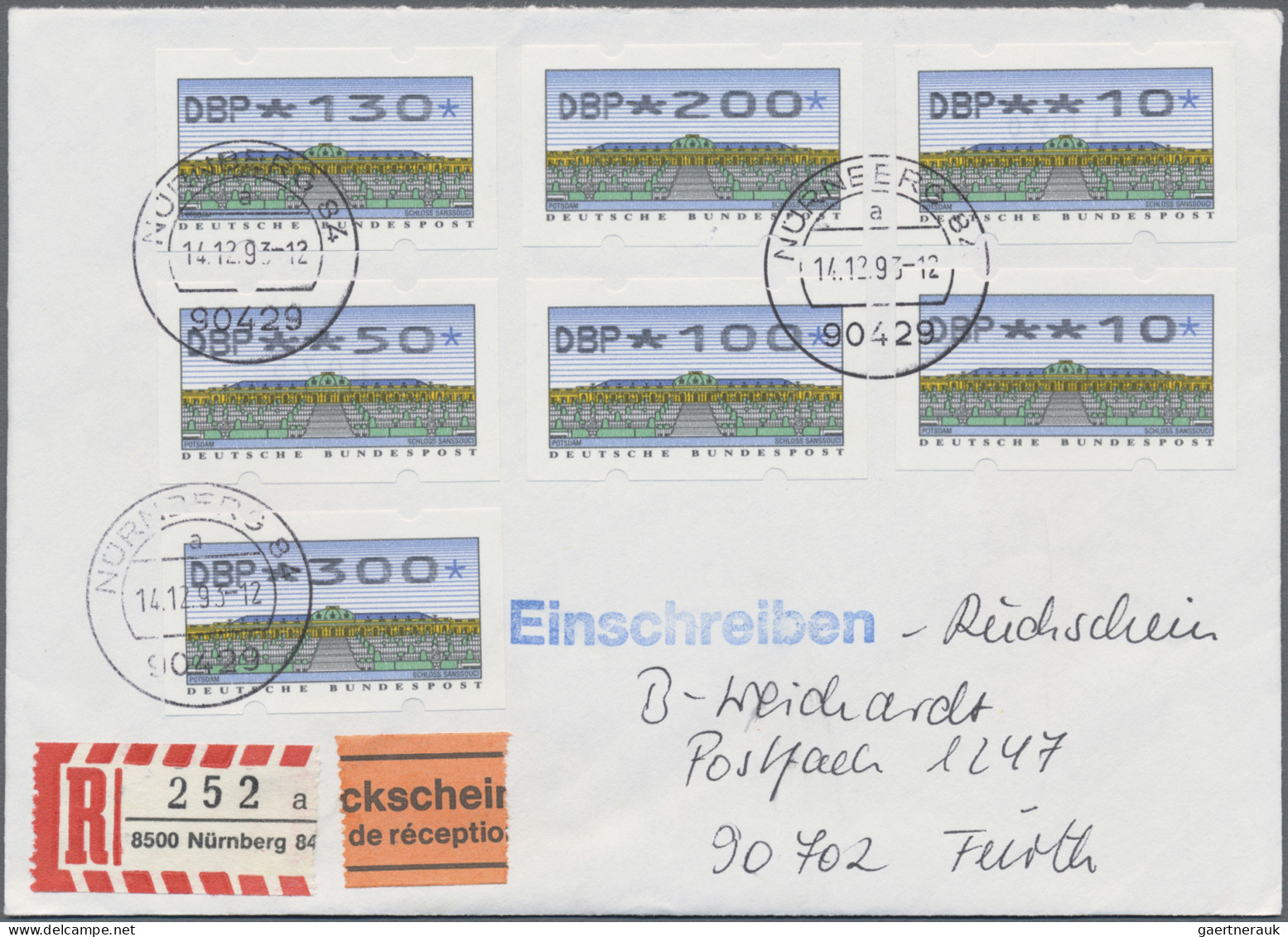 Bundesrepublik - Automatenmarken: 1981/2002, Interessanter Posten Für Den Automa - Timbres De Distributeurs [ATM]