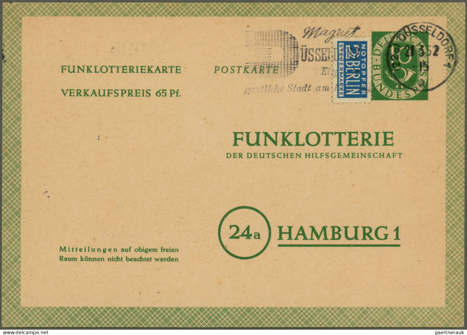 Bundesrepublik - Ganzsachen: 1950/2005 (ca.), Partie Von Ca. 120 Meist Gebraucht - Other & Unclassified