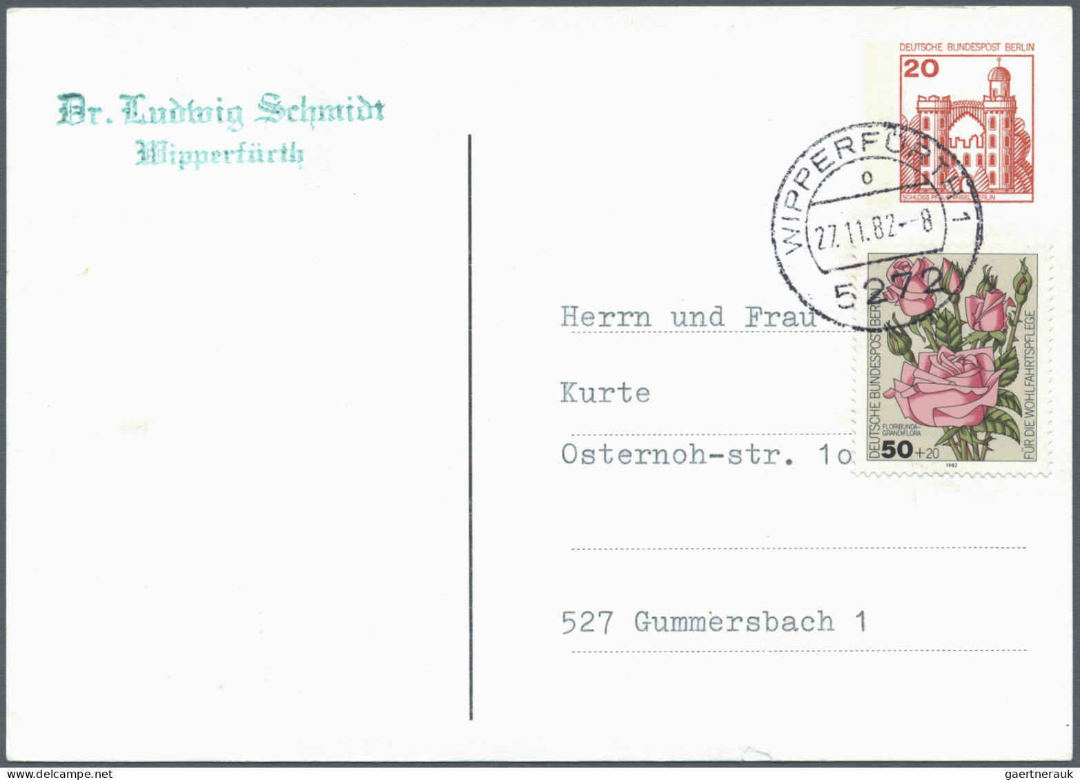 Bundesrepublik - Privatganzsachen: 1960/2013, Bund Und Berlin, Partie Von Ca. 20 - Other & Unclassified