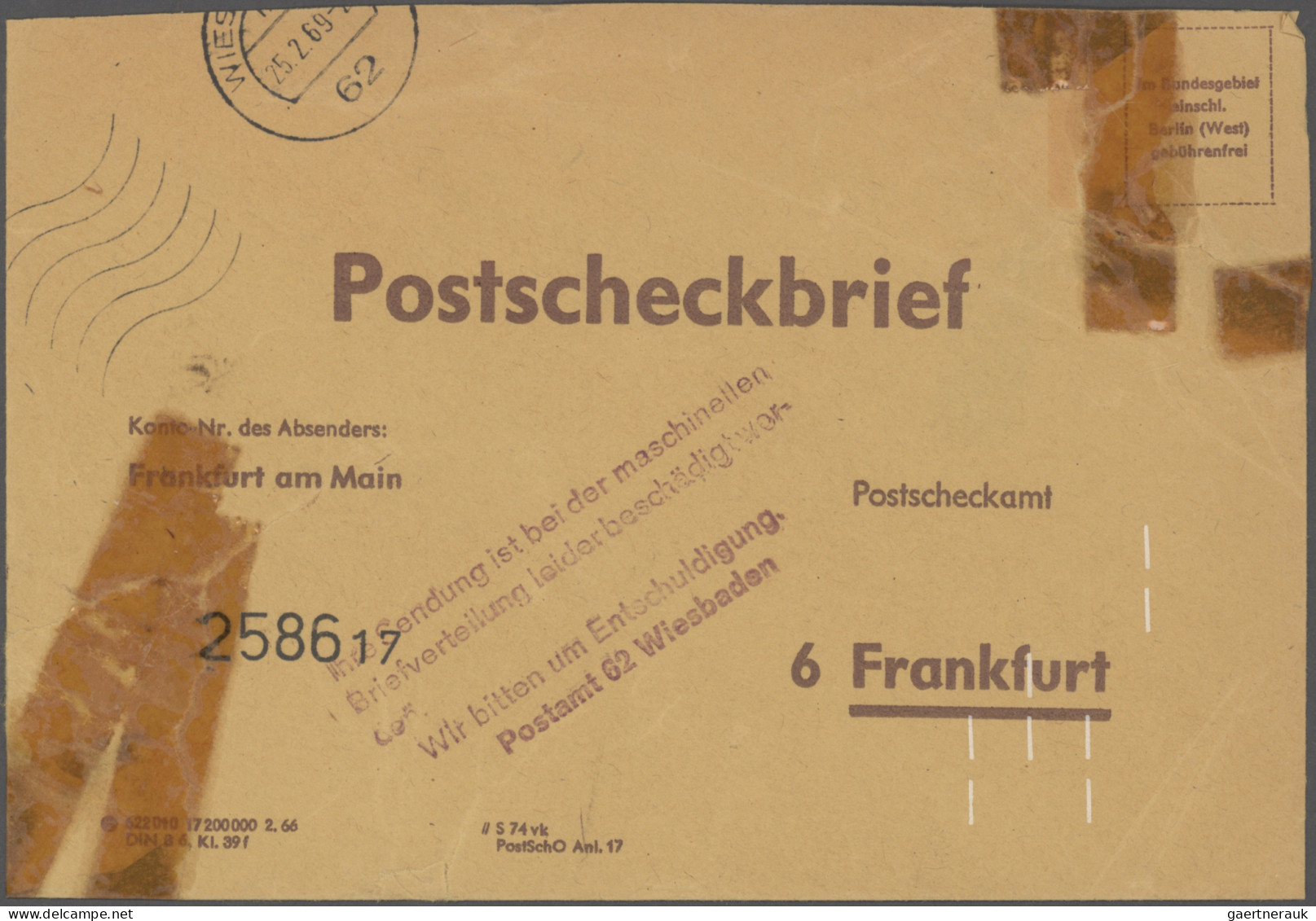 Bundesrepublik - Besonderheiten: 1968/1977, Sammlung Mit über 60 Bedarfsbelegen, - Sonstige & Ohne Zuordnung