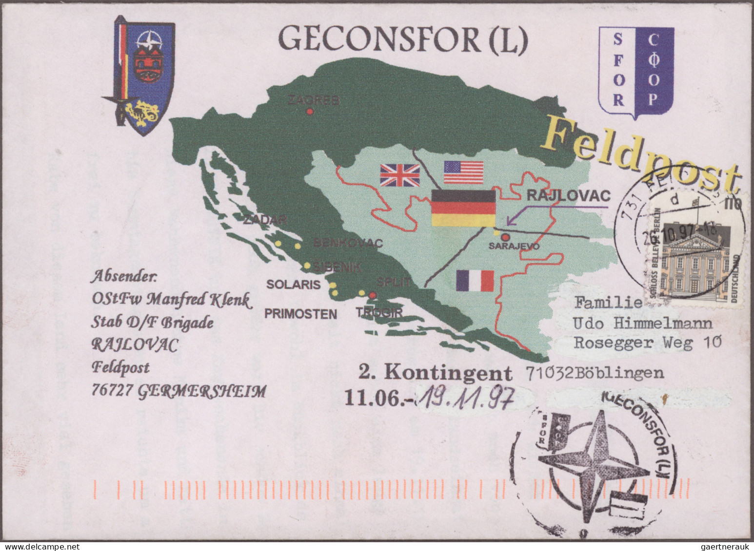 Bundesrepublik - Besonderheiten: 1985 - 2006 (ca.), Sammlung Von Ca. 180 Feldpos - Otros & Sin Clasificación