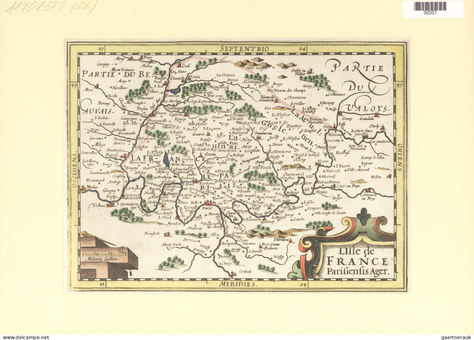 Landkarten und Stiche: 1580/1820 (ca). Bestand von über 130 alten Landkarten, me