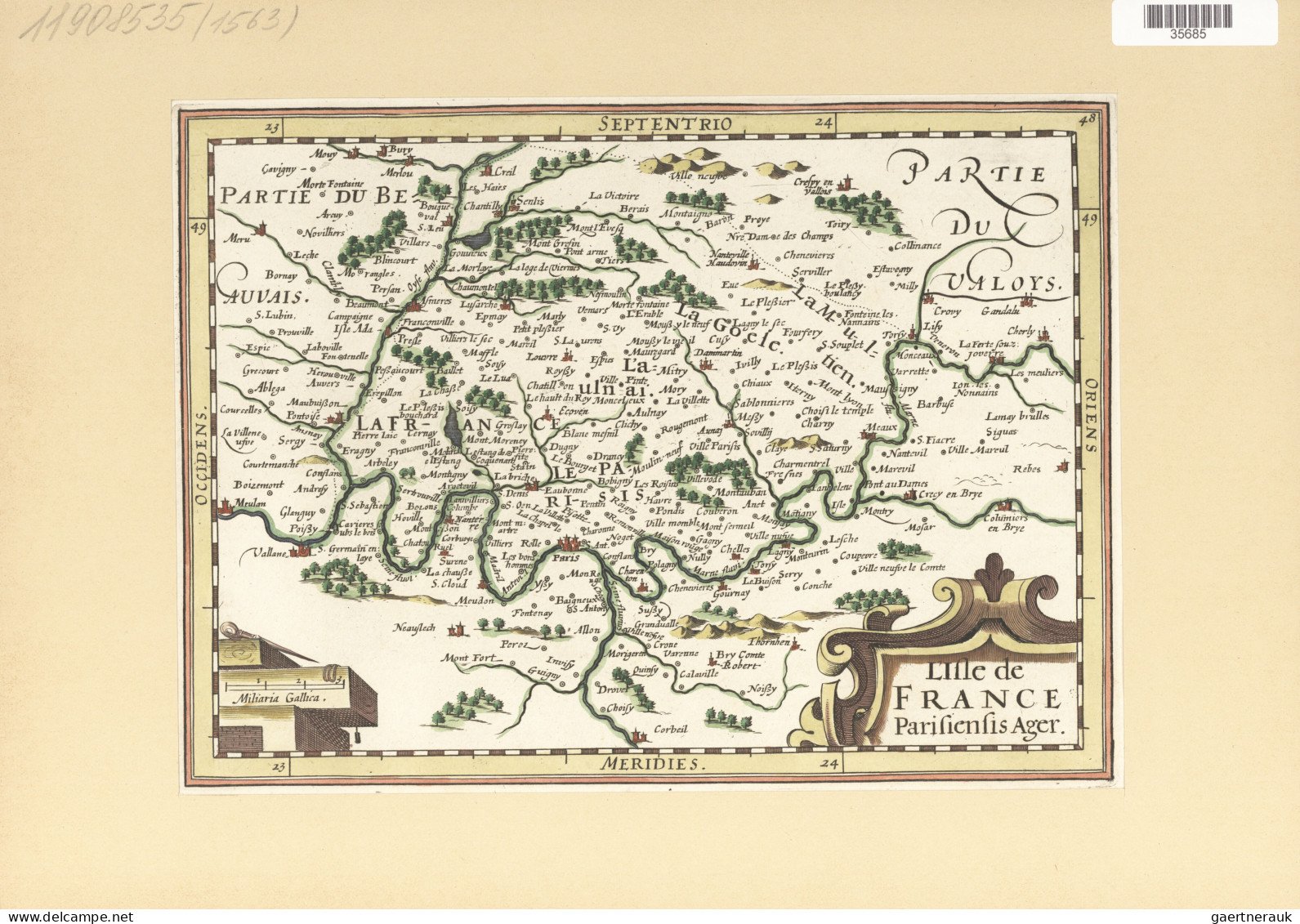 Landkarten und Stiche: 1580/1820 (ca). Bestand von über 130 alten Landkarten, me