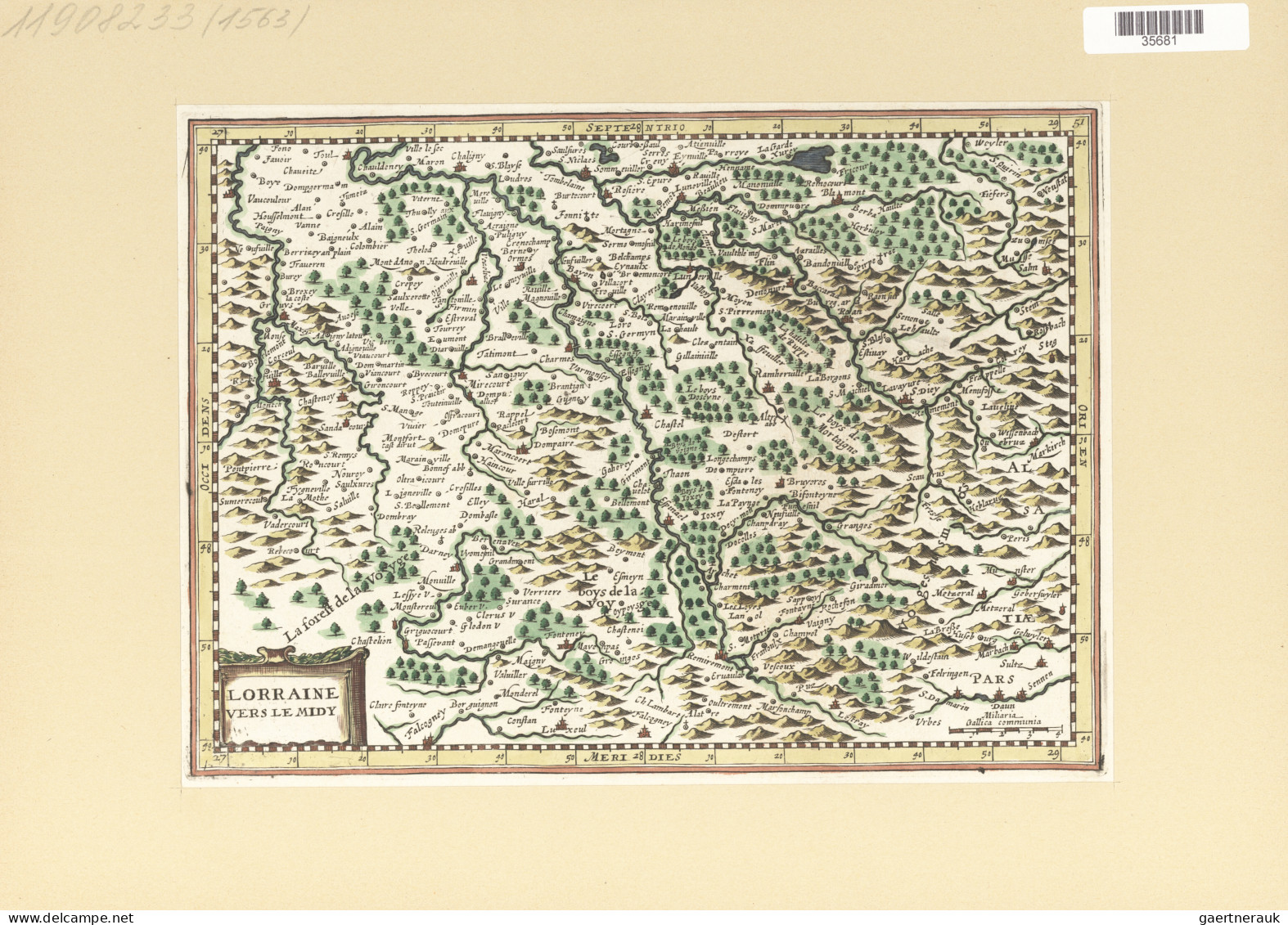 Landkarten und Stiche: 1580/1820 (ca). Bestand von über 130 alten Landkarten, me