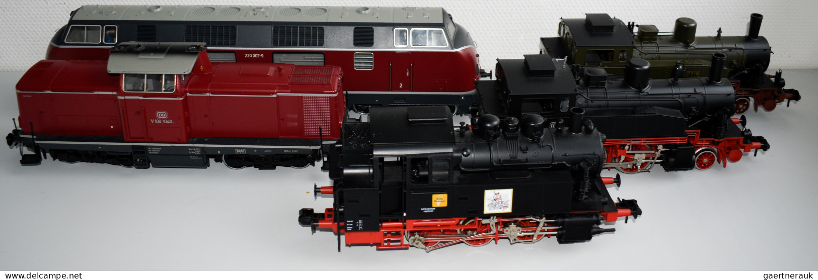 Varia (im Briefmarkenkatalog): Modelleisenbahnen: Märklin-1: 5 Lokomotiven - 3 D - Other & Unclassified