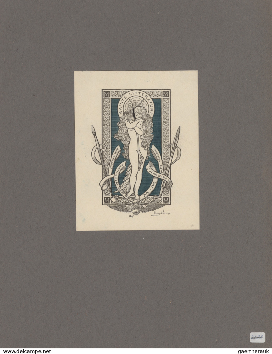 Varia (im Briefmarkenkatalog): 1893/1921, Ex Libris, Sammlung Von Ca. 126 Stück - Andere & Zonder Classificatie