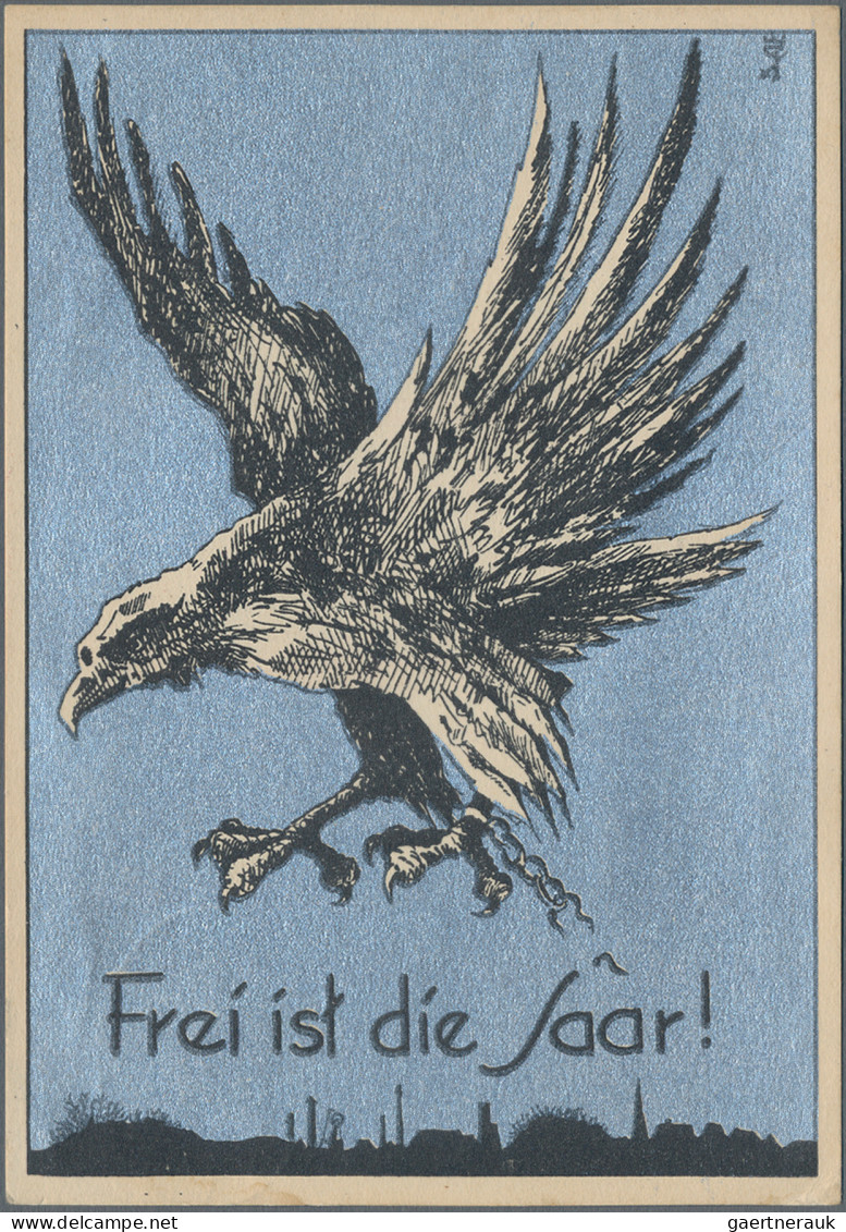 Ansichtskarten: Propaganda: 1933/44, über 45 Propagandakarten Und Briefe Deutsch - Partis Politiques & élections