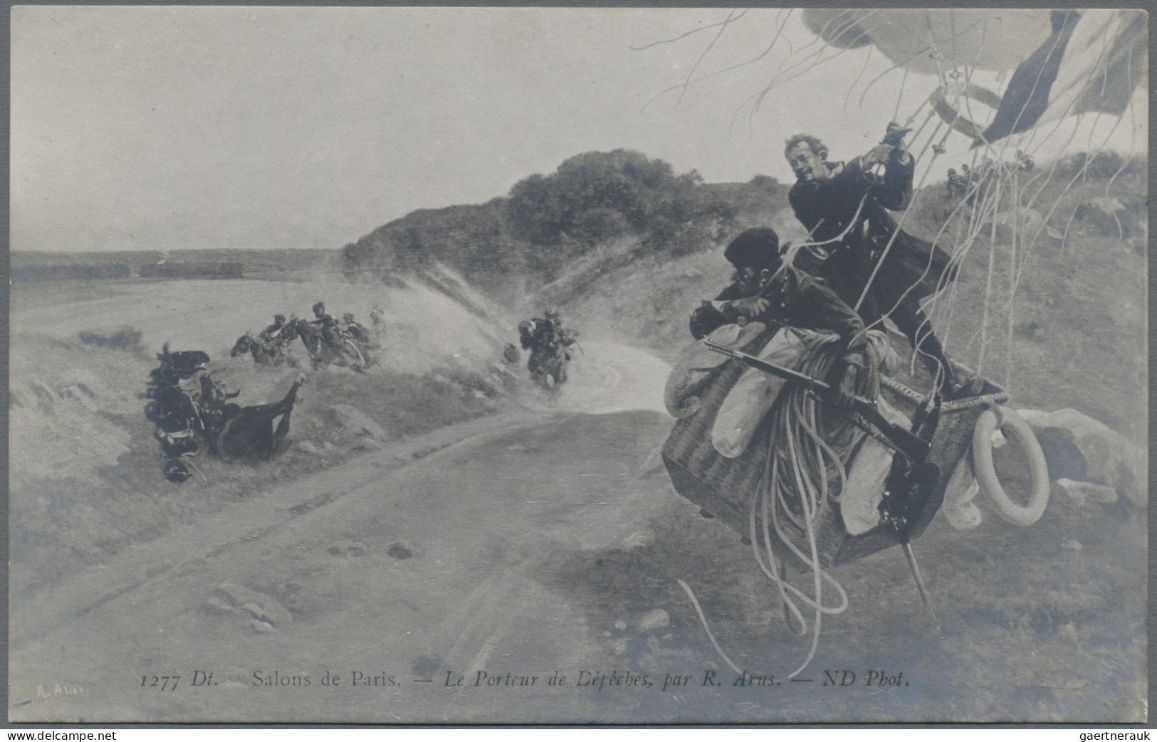 Ansichtskarten: Motive: 1909/1915 (ca.), Zeppelin/Luftwaffe WK I, Partie Von 29 - Autres & Non Classés