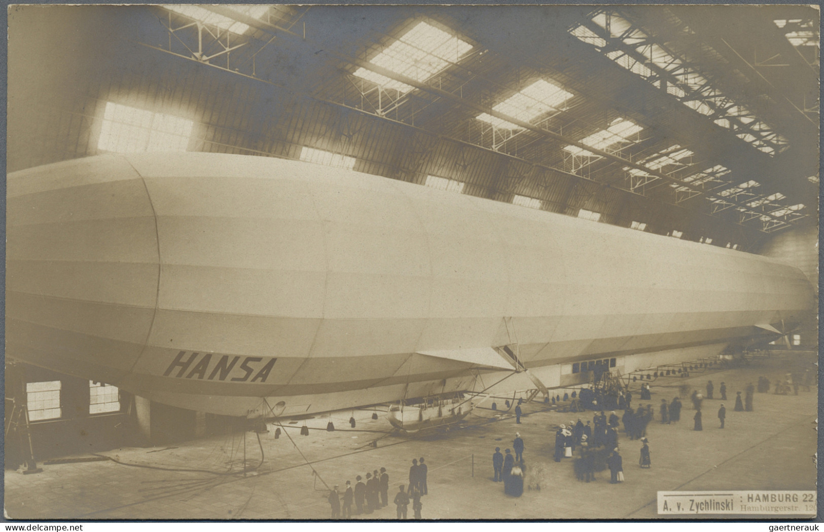 Ansichtskarten: Motive: ZEPPELIN: Amazing Group Of Ca. 177 Zeppelin Postcards Mo - Other & Unclassified
