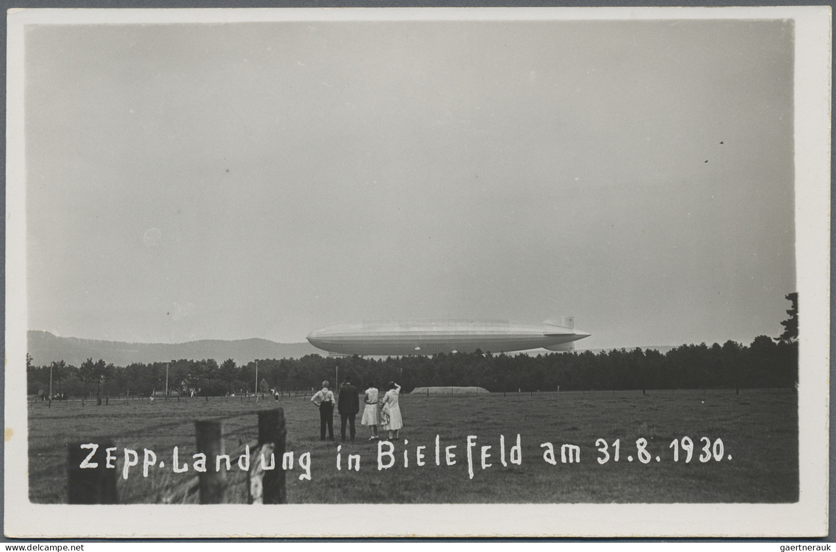 Ansichtskarten: Motive: ZEPPELIN: Ca. 185 Zeppelin Postcards And A Few Photos, W - Andere & Zonder Classificatie