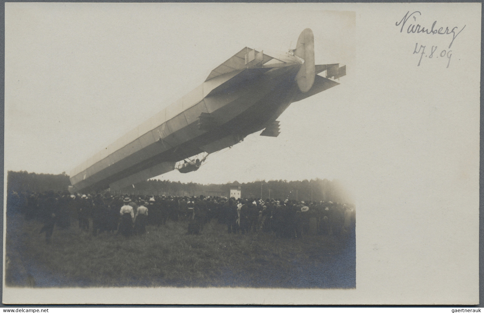 Ansichtskarten: Motive: ZEPPELIN: Ca. 185 Zeppelin postcards and a few photos, w