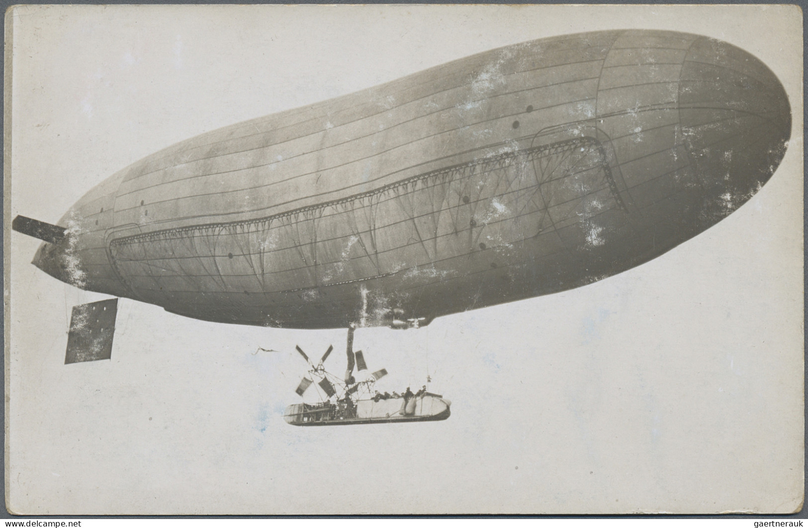 Ansichtskarten: Motive: ZEPPELIN: Over 140 Zeppelin Postcards, Mostly Real Photo - Sonstige & Ohne Zuordnung