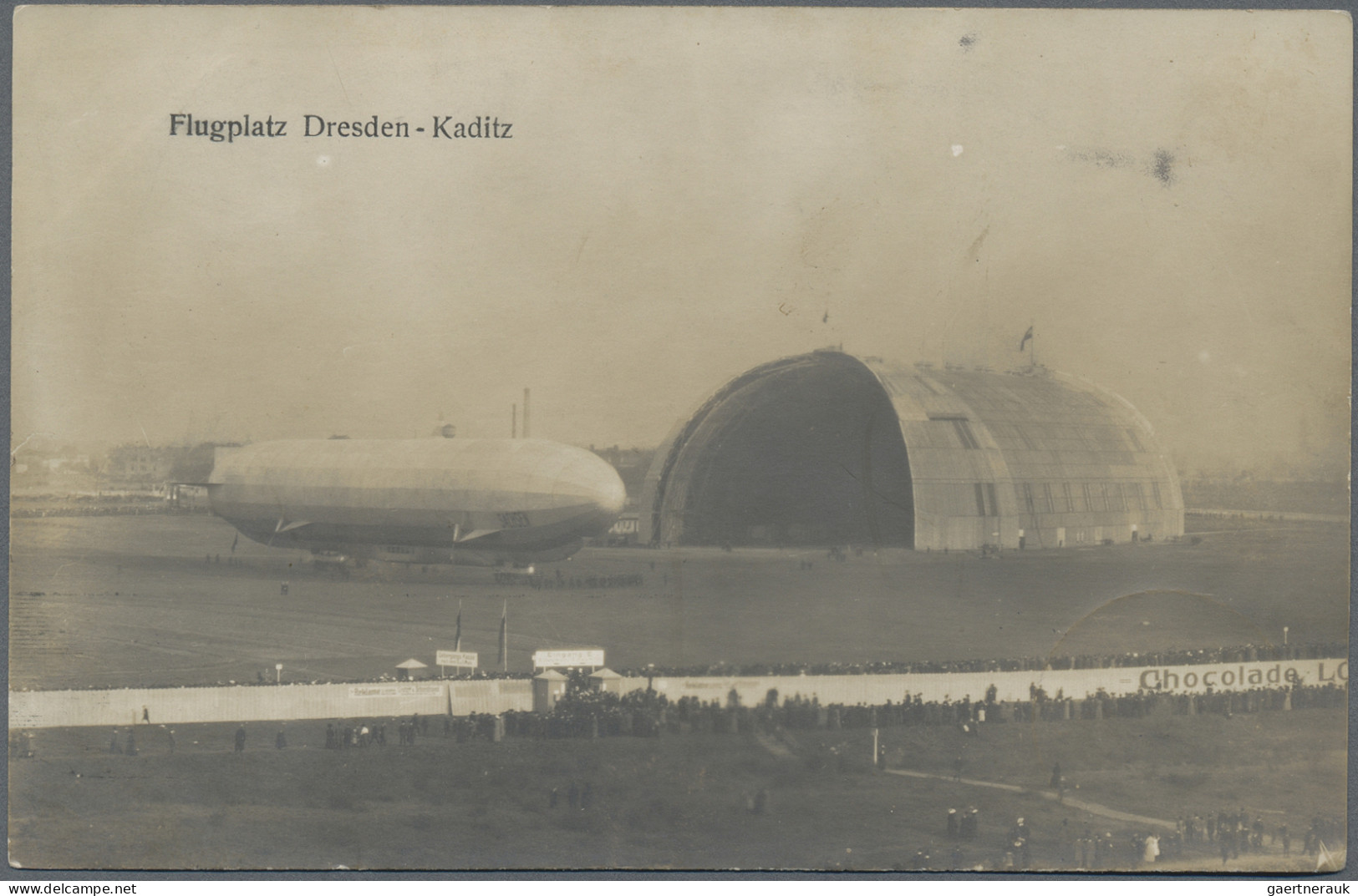 Ansichtskarten: Motive: ZEPPELIN: Over 140 Zeppelin postcards, mostly Real Photo