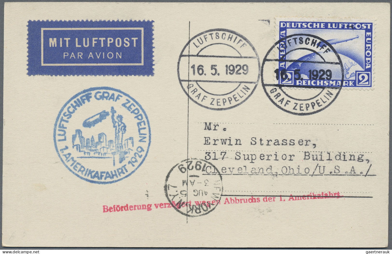 Ansichtskarten: Motive: ZEPPELIN: Over two hundred Zeppelin flights, original pr