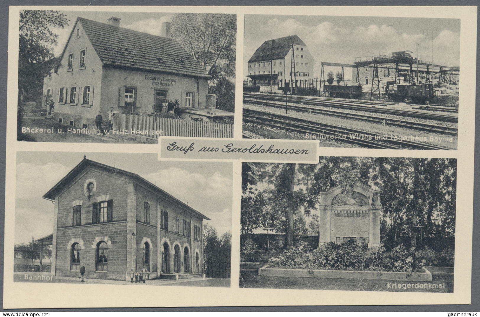 Ansichtskarten: Deutschland: 1900-1940 Ca.: Rund 500 Ansichtskarten Aus Deutschl - Other & Unclassified