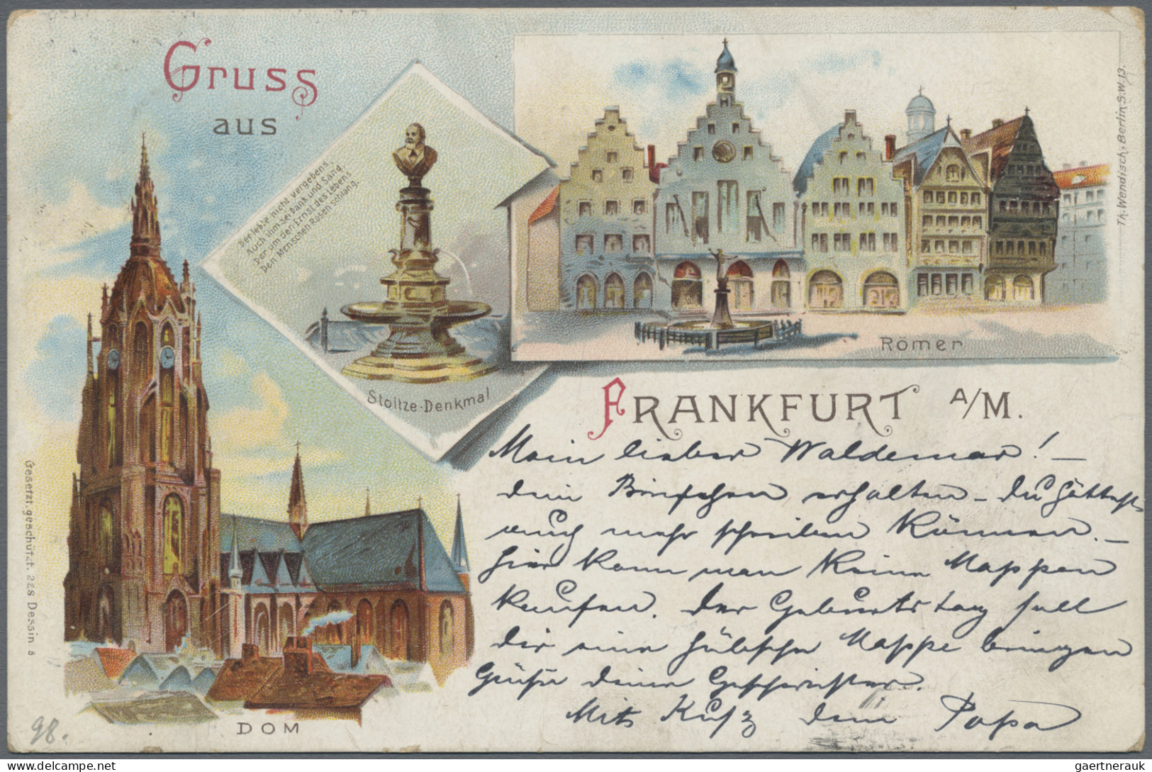 Ansichtskarten: Deutschland: 1900-1940 ca.: Rund 500 Ansichtskarten aus Deutschl