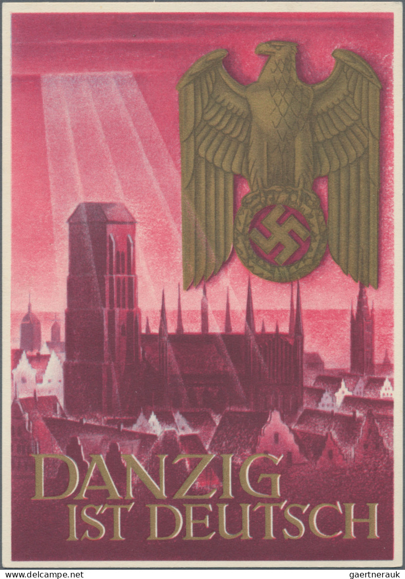 Ansichtskarten: Deutschland: 1900-1940er: Über 50 Ansichtskarten Und Bildganzsac - Autres & Non Classés