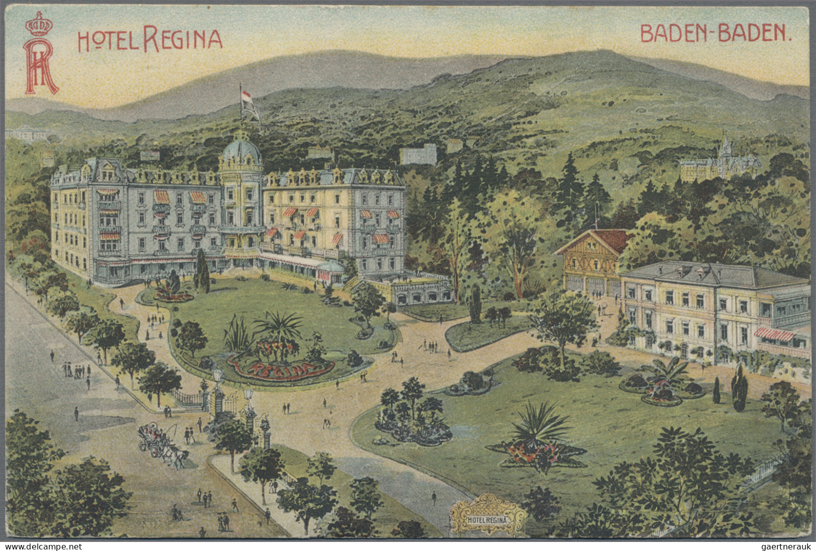 Ansichtskarten: Baden-Württemberg: 1895/1940 (ca.), BADEN-BADEN, Partie Von Ca. - Other & Unclassified