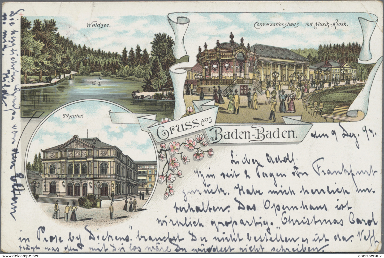 Ansichtskarten: Baden-Württemberg: 1897/1900, Lot Mit 15 Verschiedenen Ansichtsk - Otros & Sin Clasificación