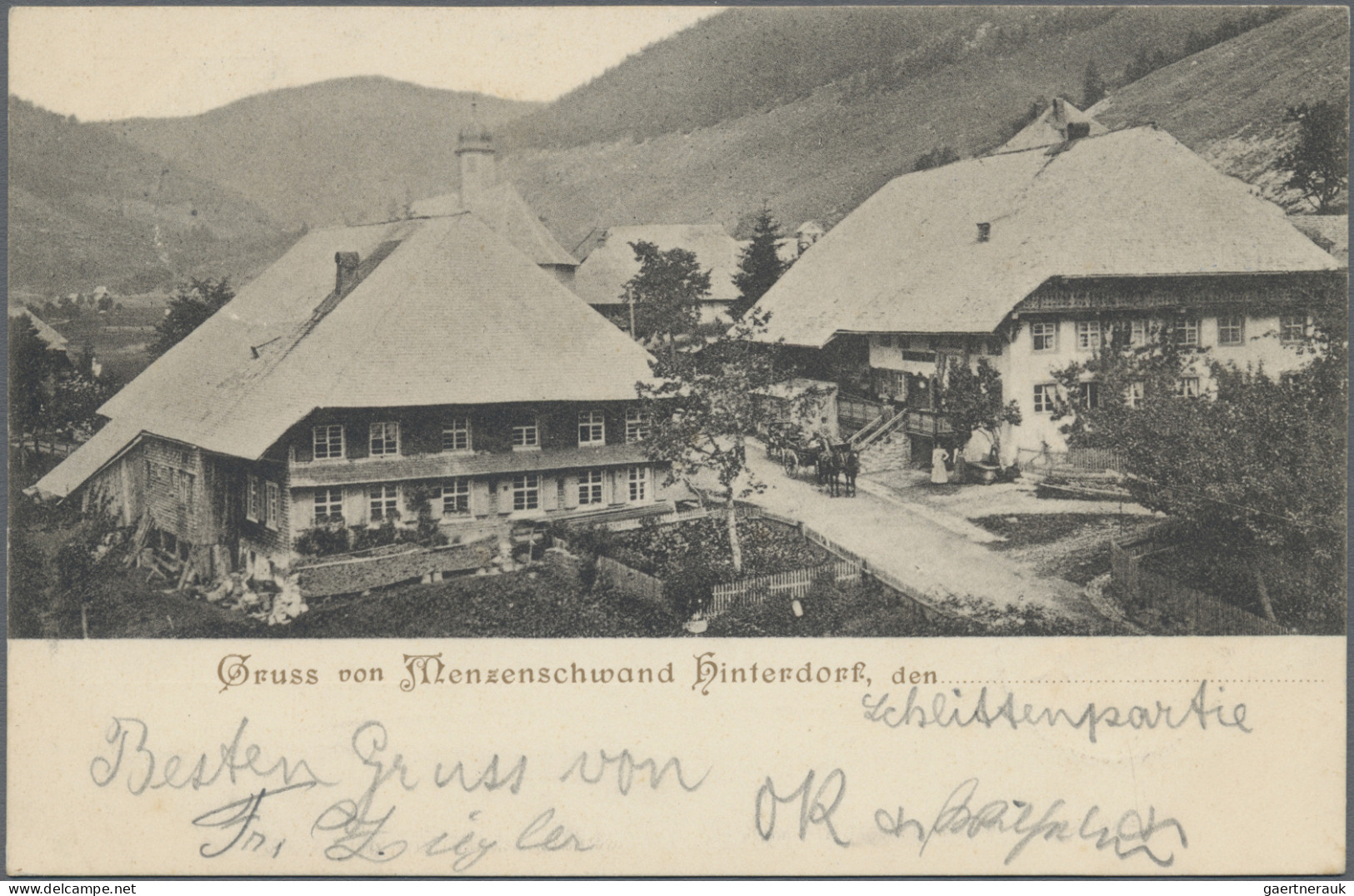 Ansichtskarten: Baden-Württemberg: BADEN-WÜRTTEMBERG, Posten von ca. 430 alten A