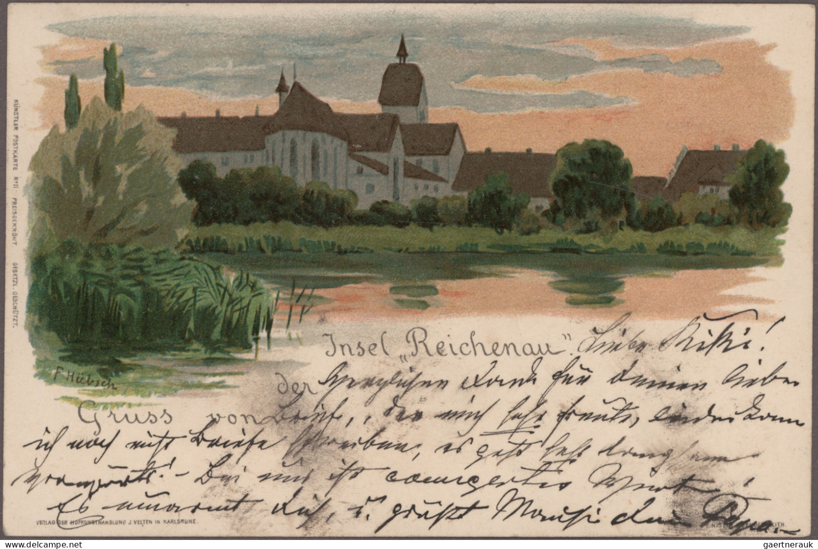 Ansichtskarten: Baden-Württemberg: BODENSEE, Schachtel Mit Ca. 86 Alten Ansichts - Otros & Sin Clasificación