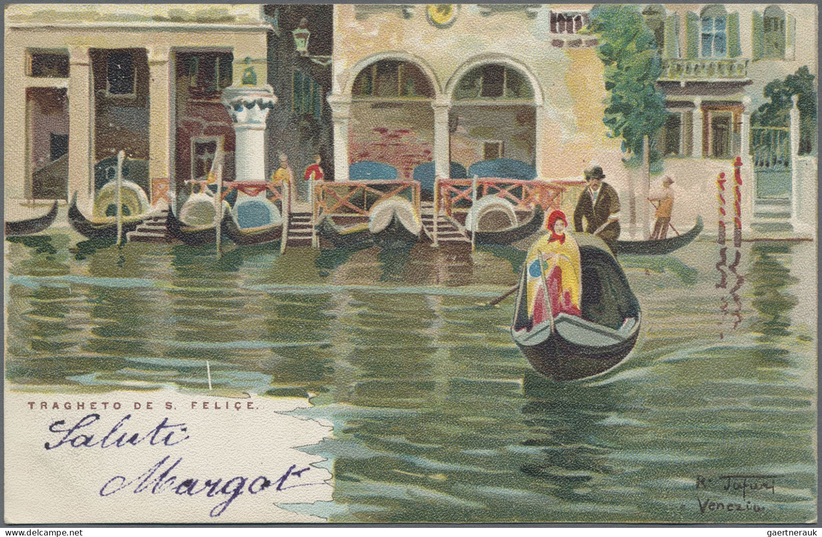 Ansichtskarten: Um 1900: Umfassende Sammlung überwiegend Gebrauchter SW-/Farb-, - 500 Postcards Min.