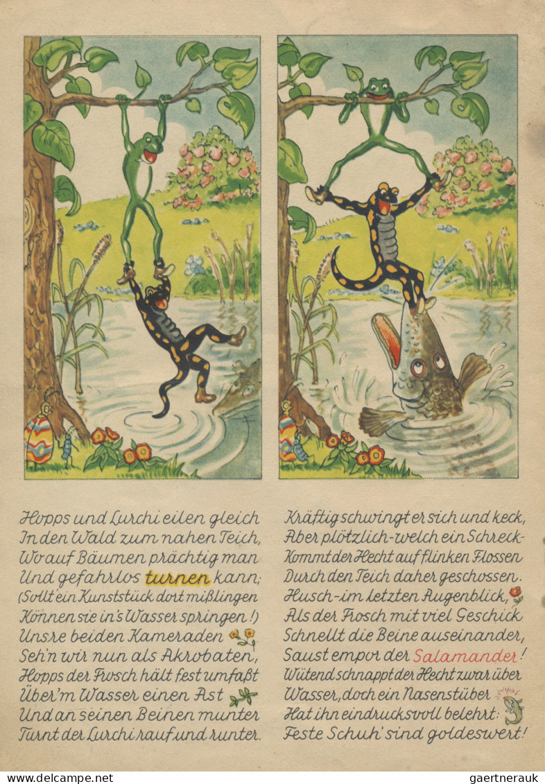 Varia (im Ansichtskartenkatalog): 1937/1939, zwei Exemplare (Teil 2 und Teil 3)