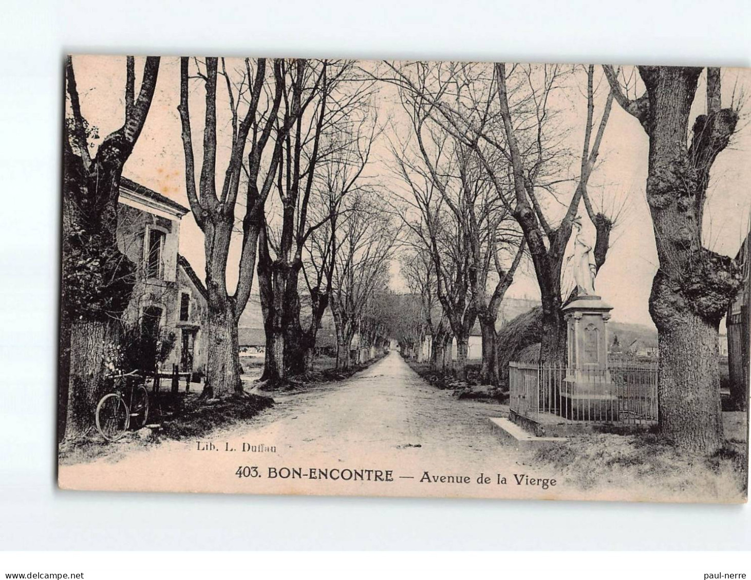 BON ENCONTRE : Avenue De La Vierge - Très Bon état - Bon Encontre