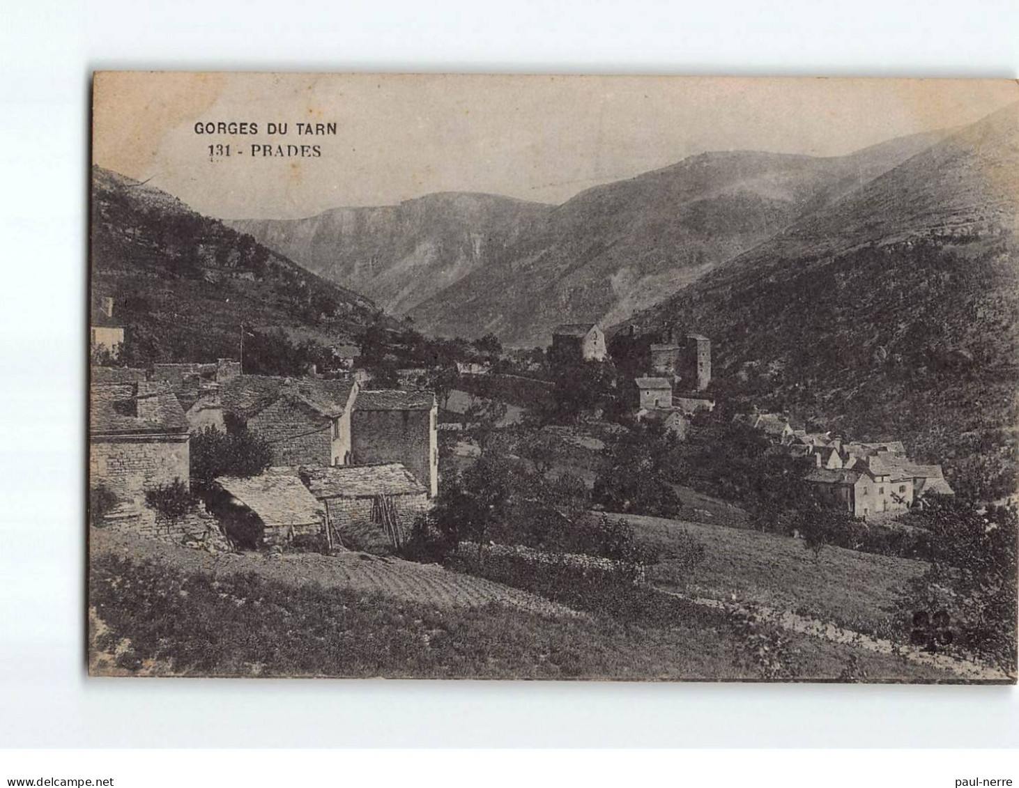 PRADES : Vue Générale - Très Bon état - Aumont Aubrac