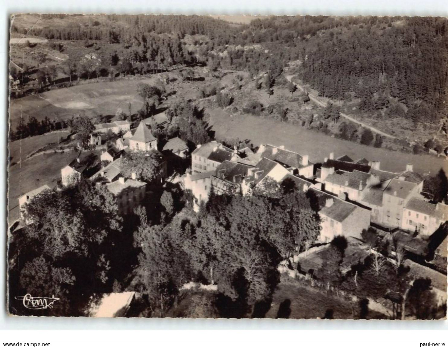 GRANDRIEU : Le Fond Du Village, Vue Aérienne - état - Gandrieux Saint Amans