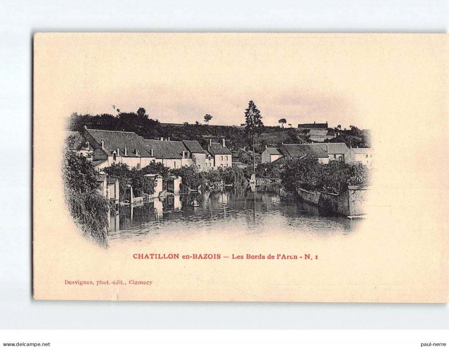 CHATILLON EN BAZOIS : Les Bords De L'Aron - état - Chatillon En Bazois