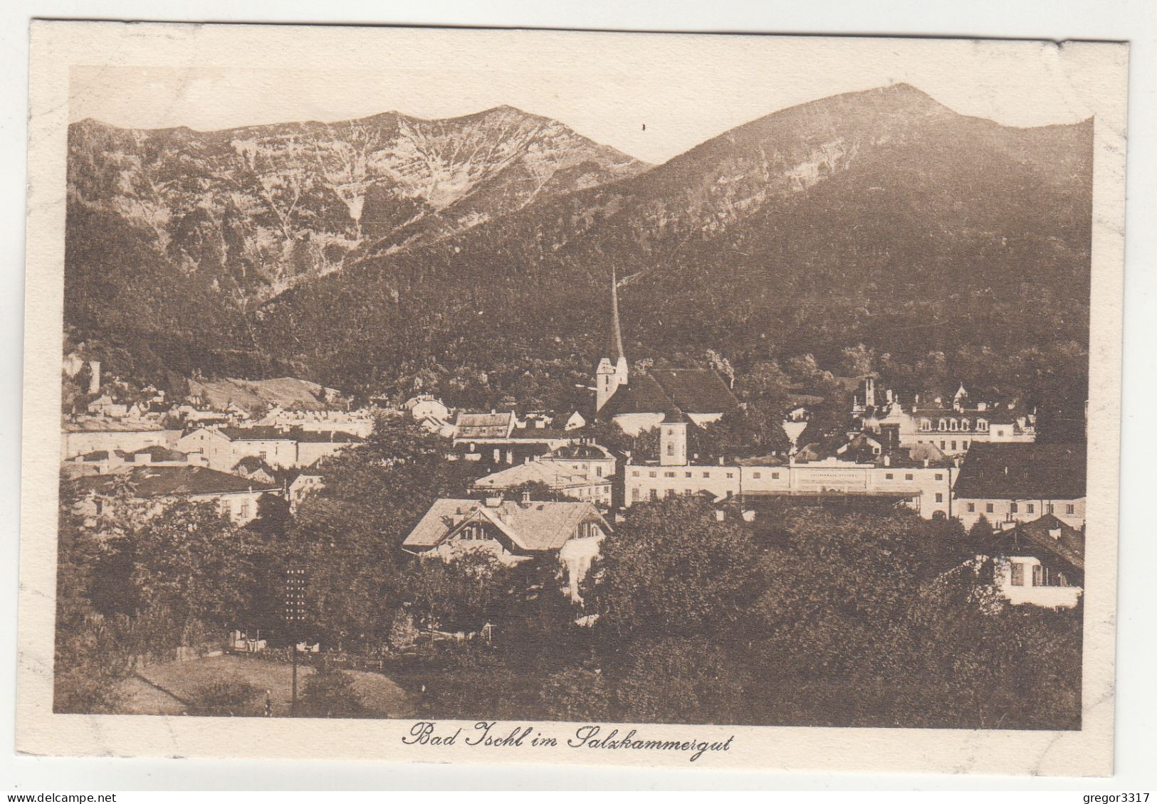 E3347) BAD ISCHL Im Salzkammergut - Tolle Sehr Alte AK - Haus Im Vordergrund - Bad Ischl