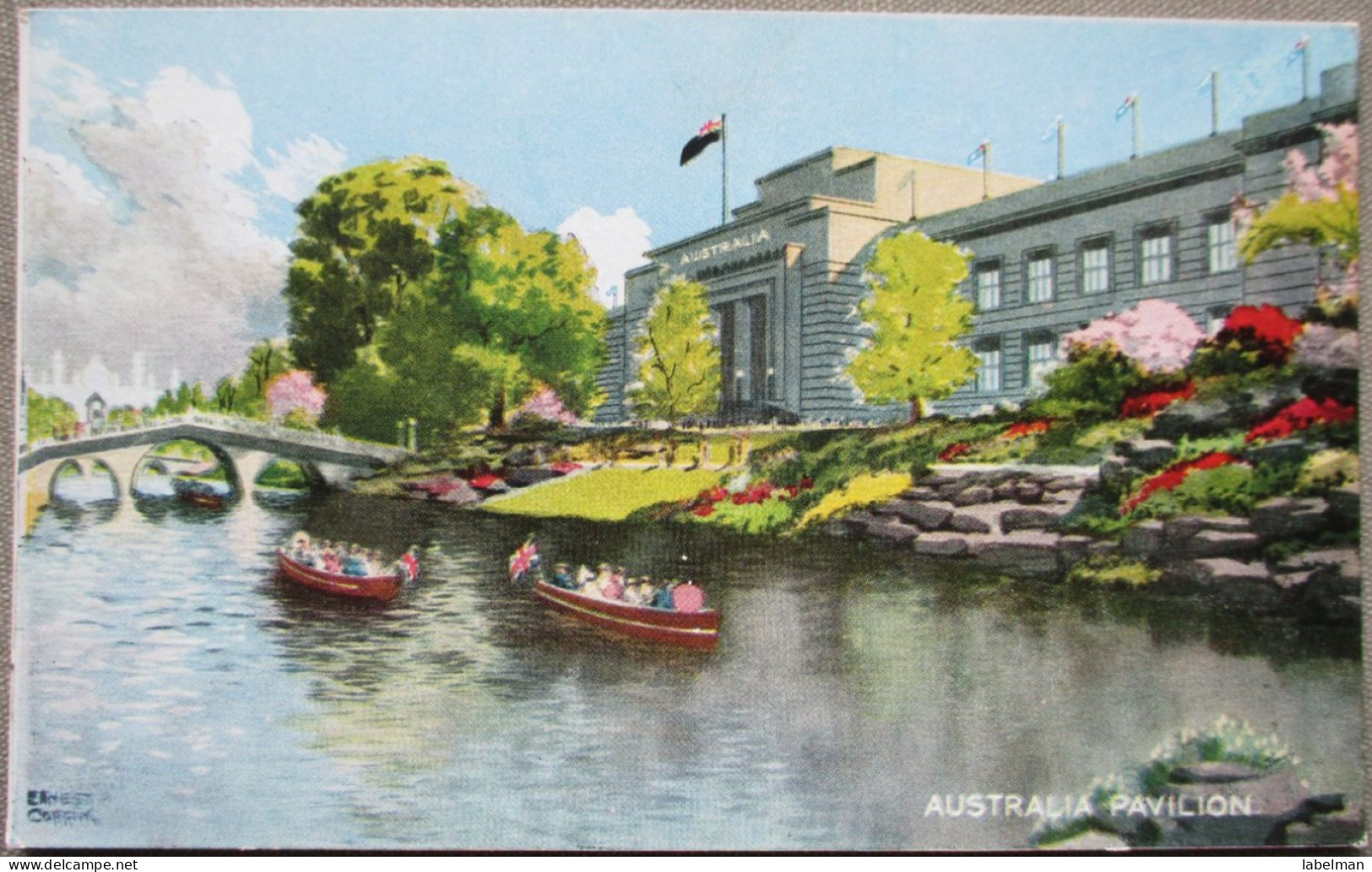 AUSTRALIA PAVILION BRITISH EMPIRE EXHIBITION 1924 POSTKARTE POSTCARD ANSICHTSKARTE CARTE POSTALE CARTOLINA CARD - Melbourne