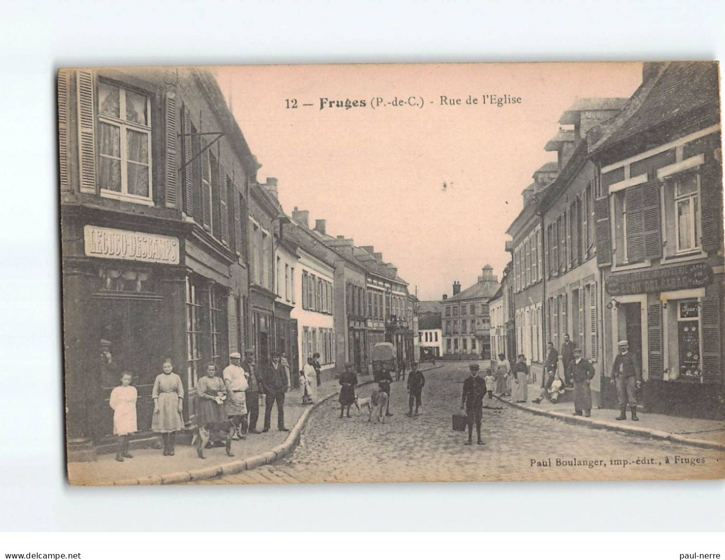 FRUGES : Rue De L'Eglise - Très Bon état - Fruges