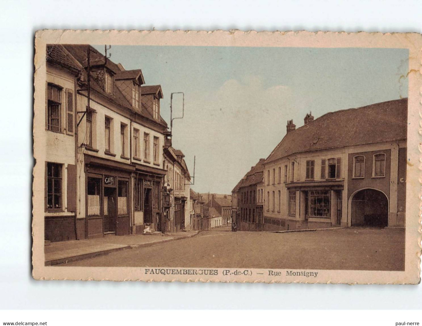 FAUQUEMBERGUES : Rue Monsigny - état - Fauquembergues