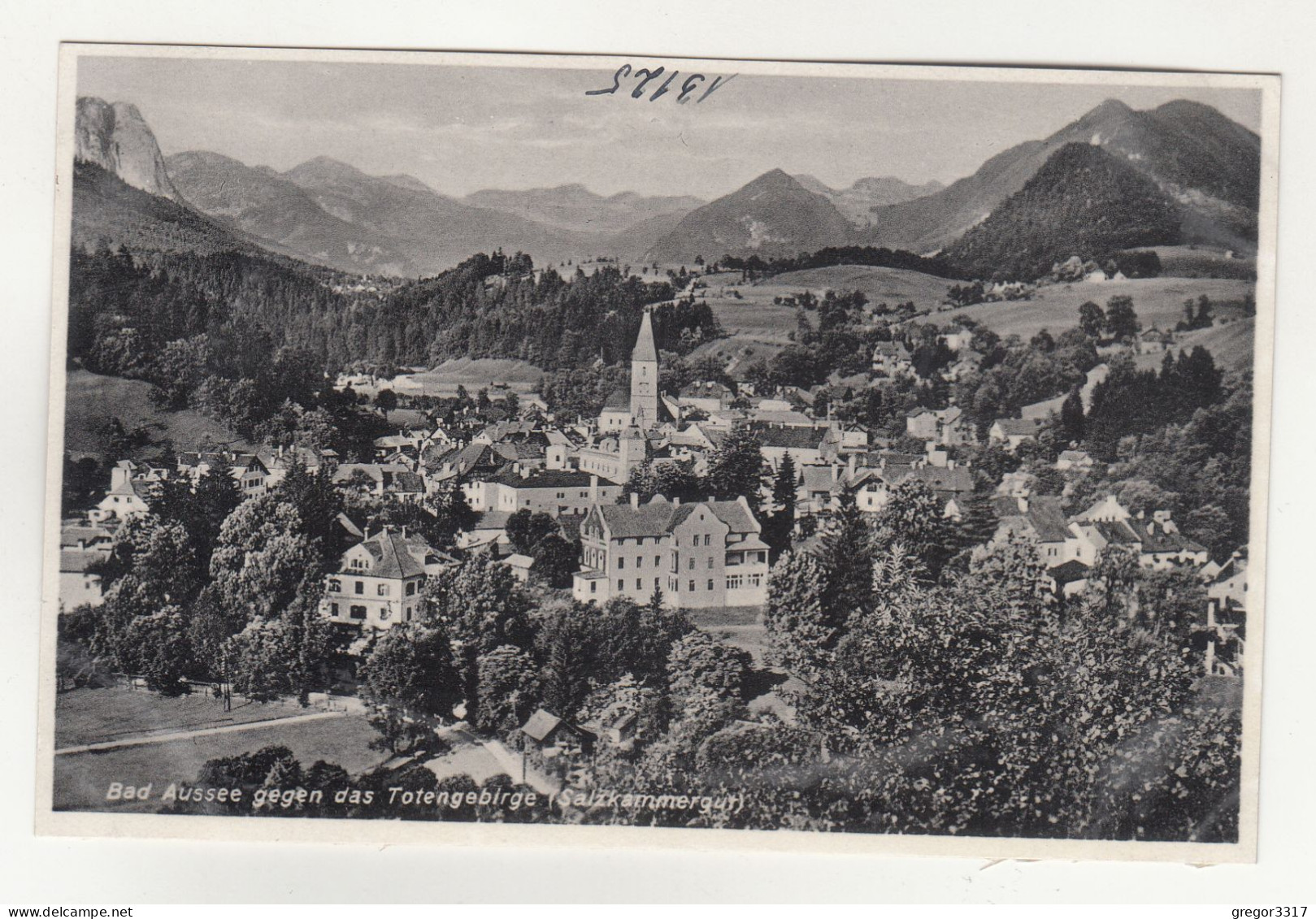 E3350) BAD AUSSEE Gegen Totengebirge - Salzkammergut - S/W AK - Häuser ALT ! - Ausserland