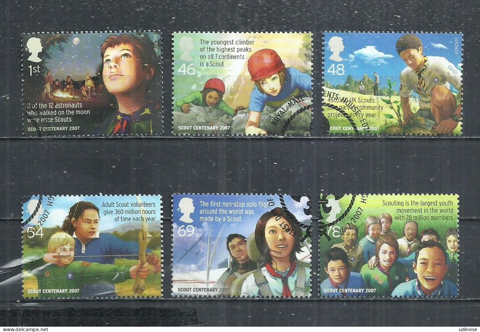 UNITED KINGDOM 2003 -  EUROPA - CENTENARY OF SCOUTING - CPL. SET - USED OBLITERE GESTEMPELT USADO - Used Stamps