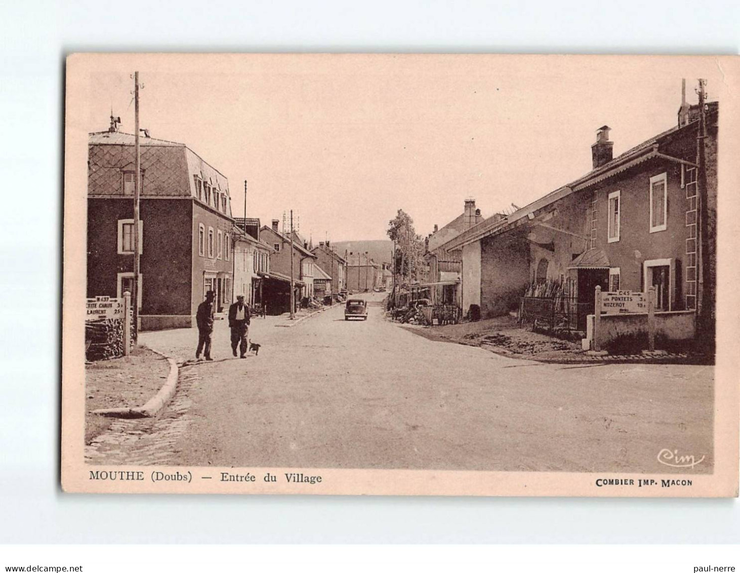 MOUTHE : Entrée Du Village - Très Bon état - Mouthe