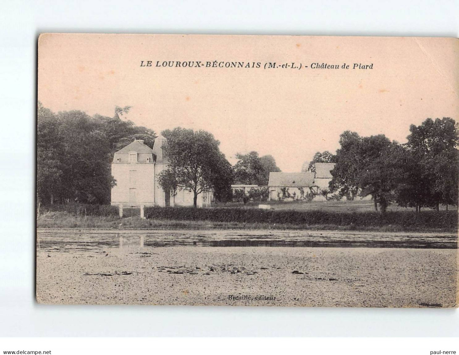 LE LOUROUX BECONNAIS : Château De Piard - état - Le Louroux Beconnais