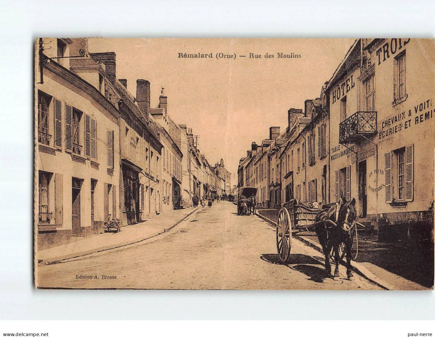 REMALARD : Rue Des Moulins - état - Remalard