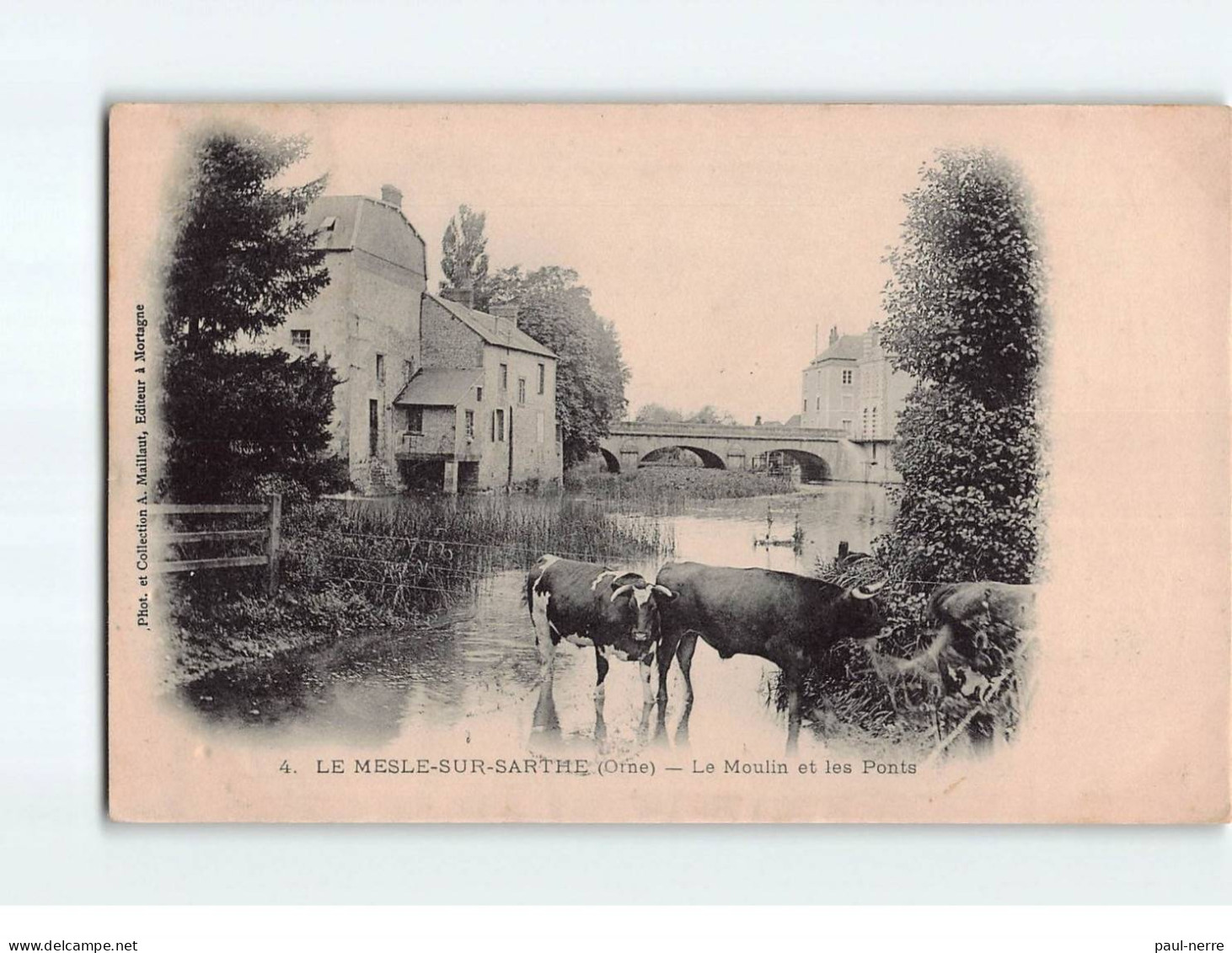 LE MESLE SUR SARTHE : Le Moulin Et Les Ponts - Très Bon état - Le Mêle-sur-Sarthe