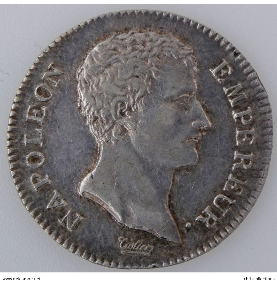 Napoléon Empereur, 1 Franc L'An XII A, KM# 656.1, SUP - 1 Franc