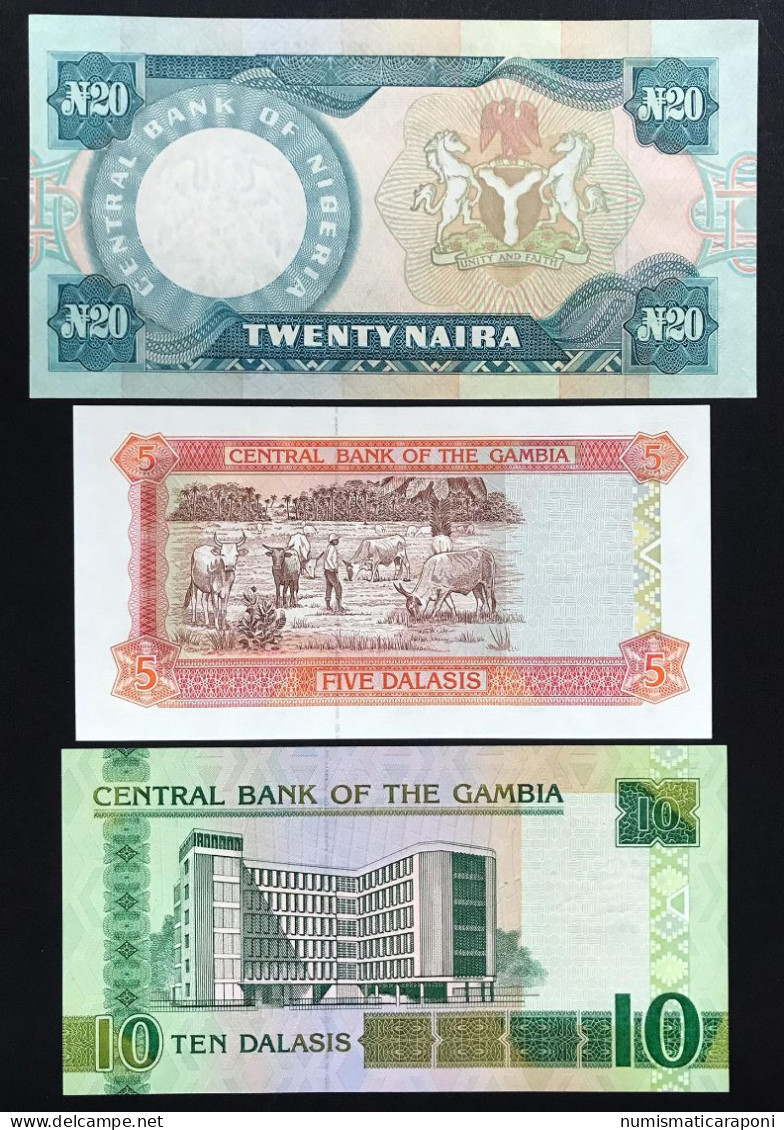 Swaziland Nigeria Gambia Burundi Congo 6 Banconote Diverse Q.fds/fds Lotto.2582 - Swaziland