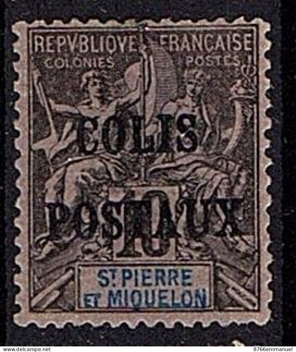 SAINT-PIERRE-ET-MIQUELON COLIS POSTAL N°1 N* - Unused Stamps